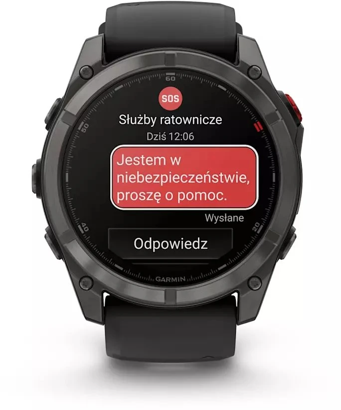 Išmanusis laikrodis Garmin fēnix® 8 Pro – 51 mm, AMOLED Sapphire, Pilkos anglies spalvos DLC titanas su juodos / pilkos akmenukų spalvos silikoniniu dirželiu | 010-03199-01