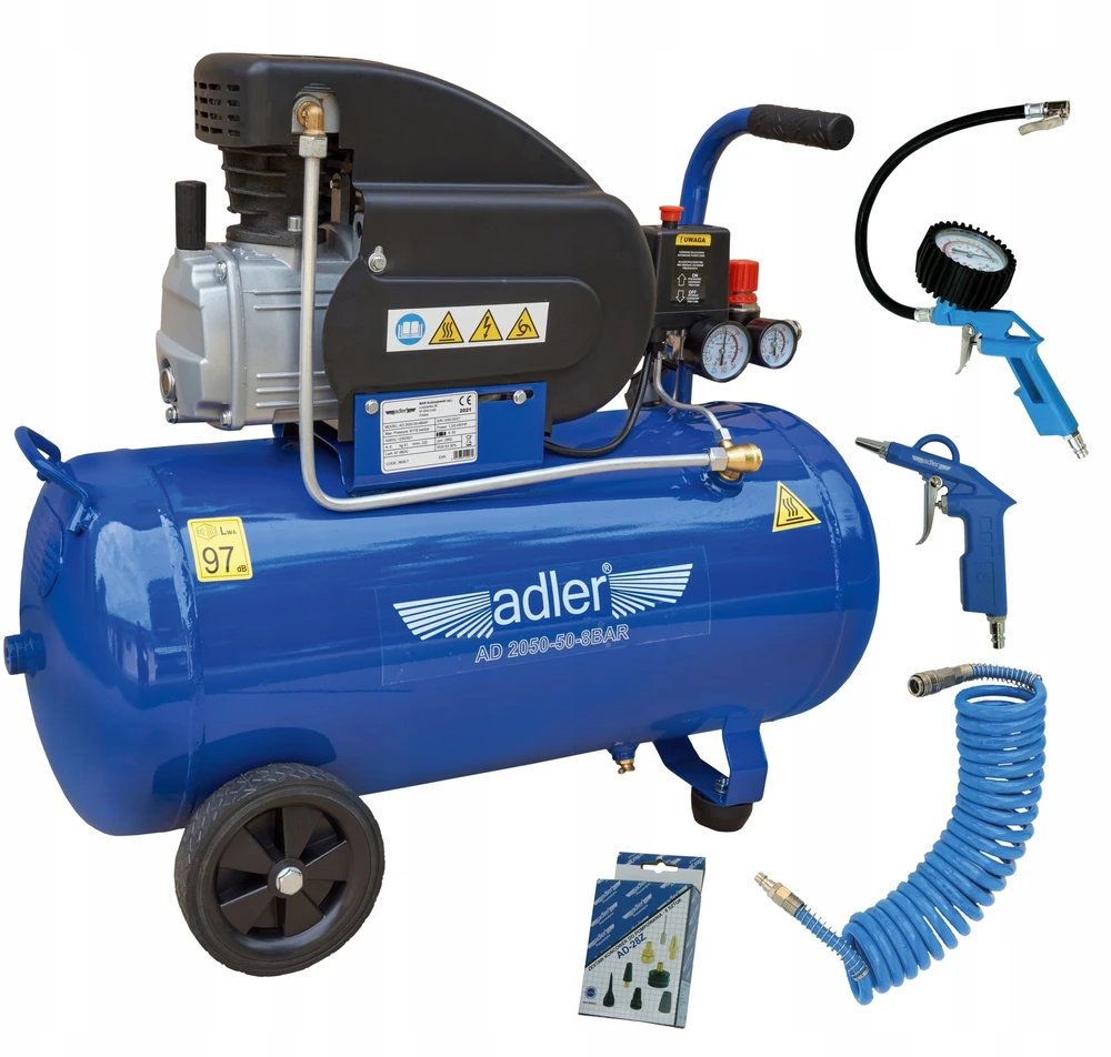 ADLER KOMPRESORIUS 50l AD 2050-50-8BAR 230V