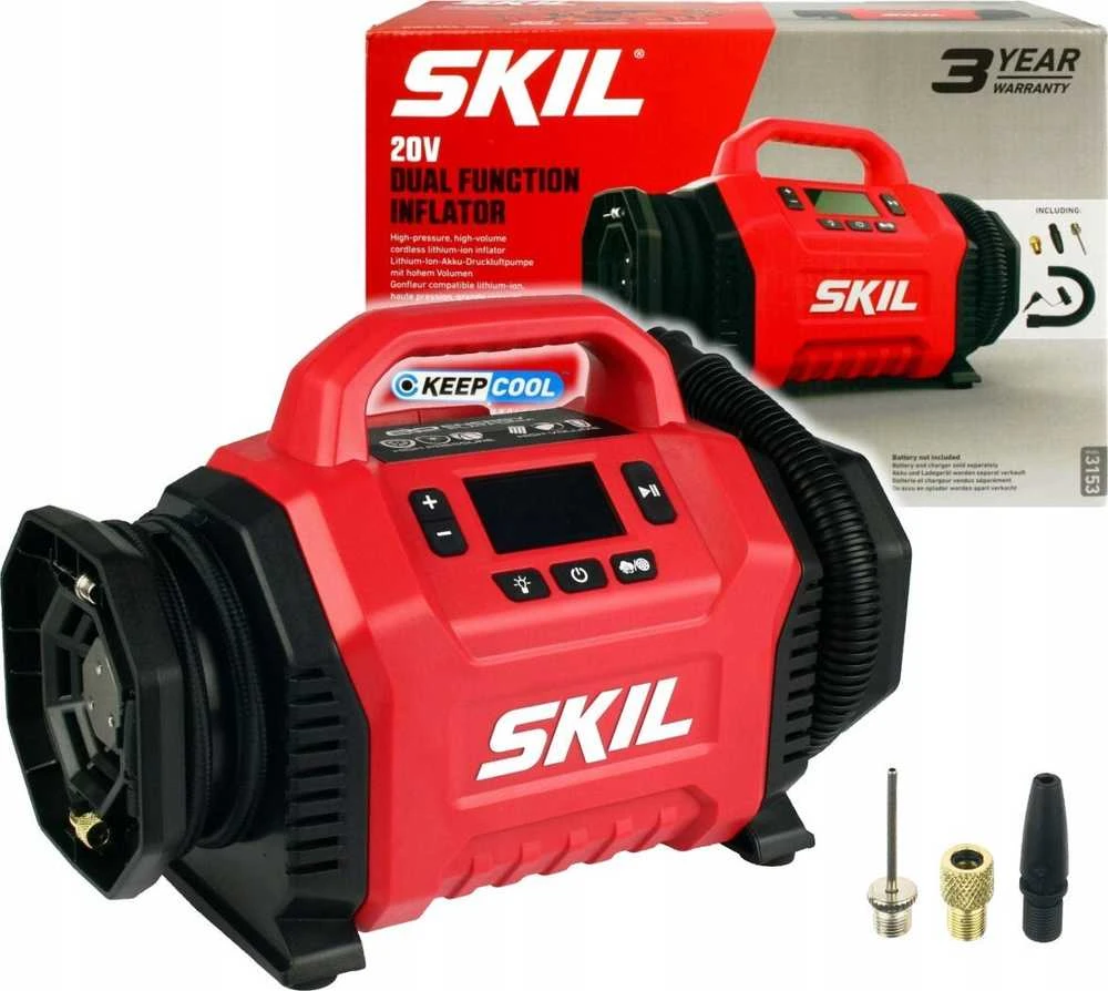 Skil Red Oro kompresorius Skil 3153 CA; 20 V (be akumuliatoriaus ir pakrovėjo)
