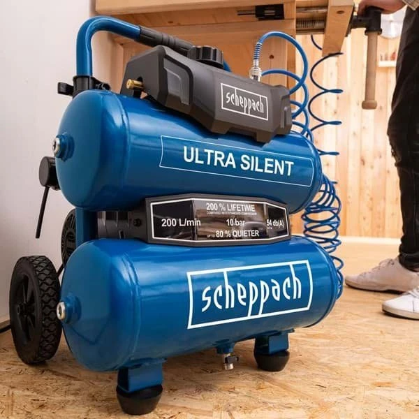 Kompresorius HC20si-twin, Scheppach