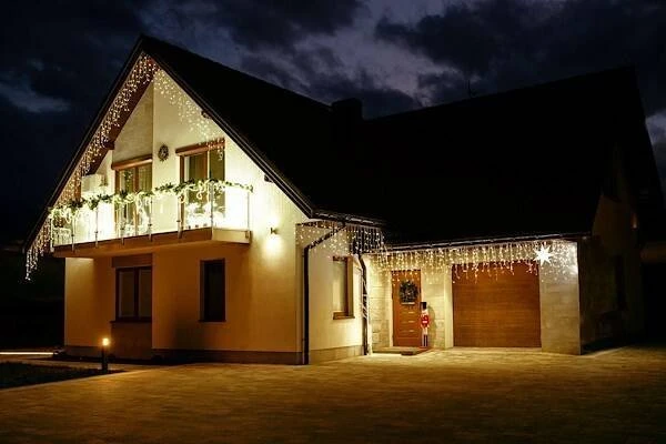 LED užuolaidų girlianda Springos CL0332, 12 m, 300 diodų