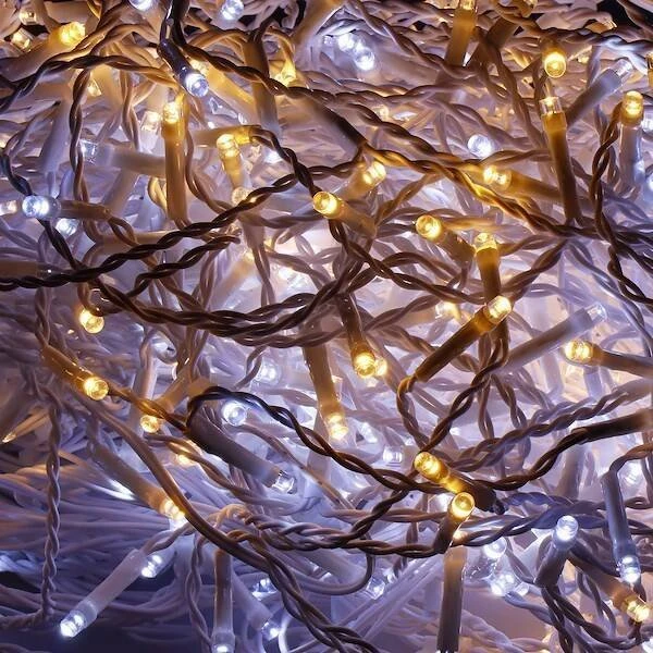 LED užuolaidų girlianda Springos CL0332, 12 m, 300 diodų