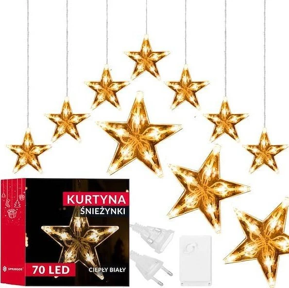 Kalėdinė girlianda Springos CL4139, 70 LED, 2,5 m