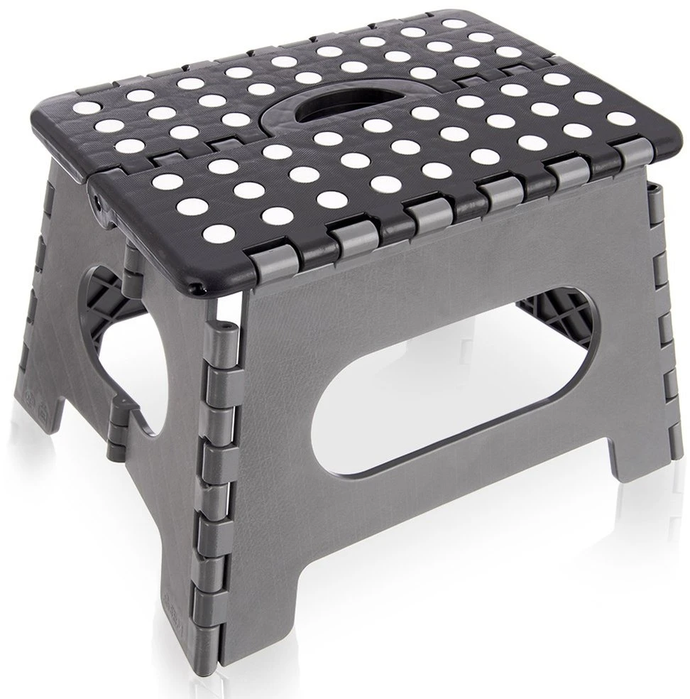 Springos Orion Sulankstomas laiptelis 32x25x22 cm juodas 150 kg