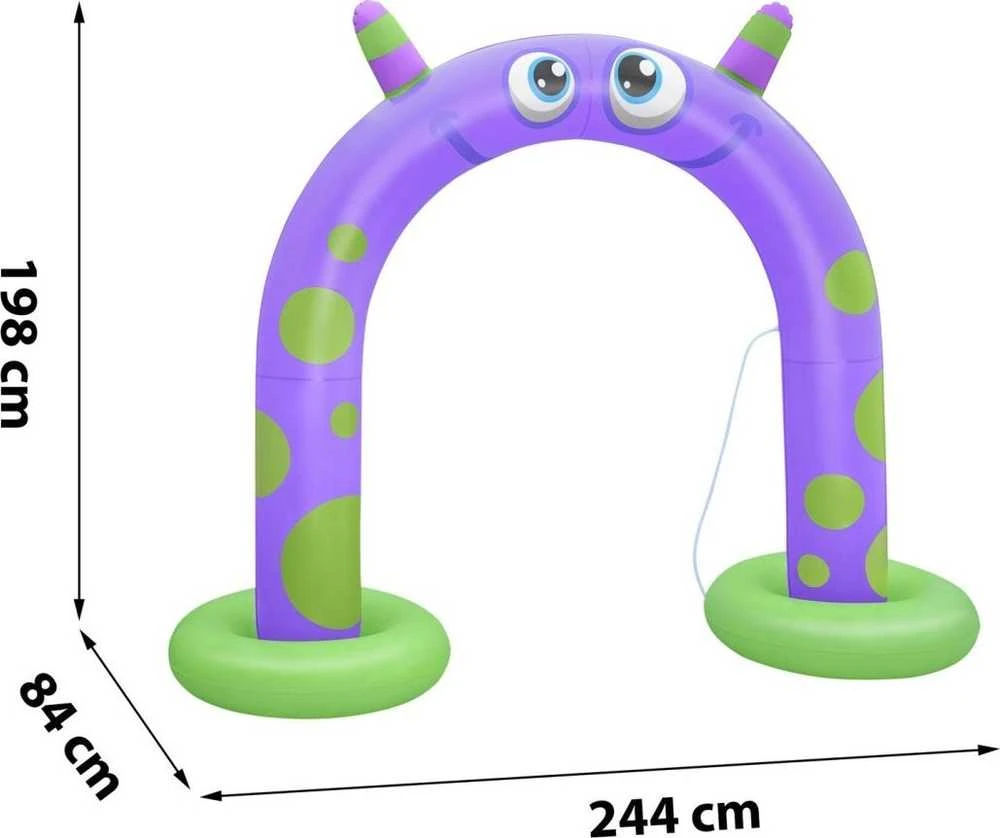 Žaislas purkštuvas Bestway Jumbo Monster, 244x84 cm