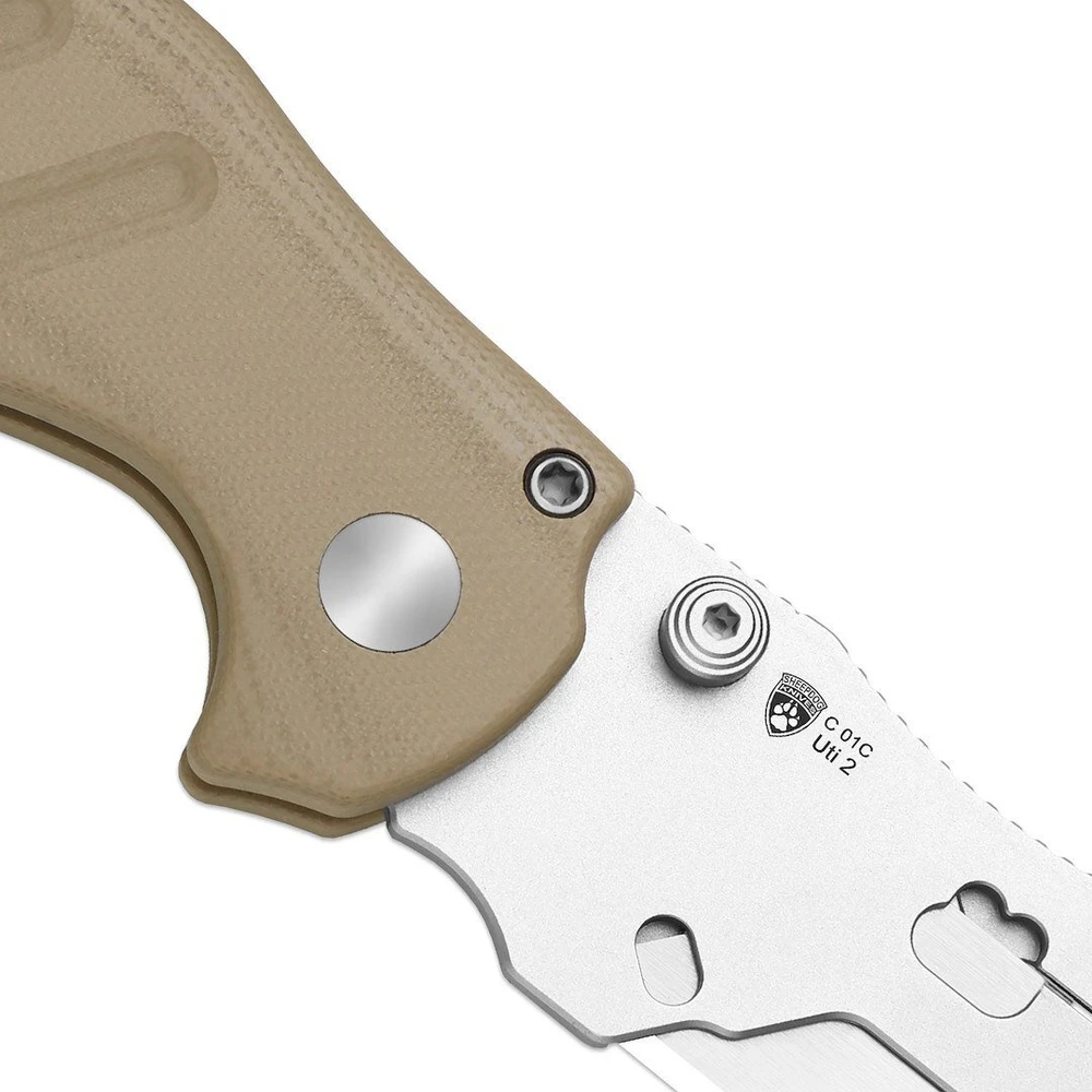 „Spyderco“ peilis „Kizer C01C Uti 2 G10 5Cr15MoV“