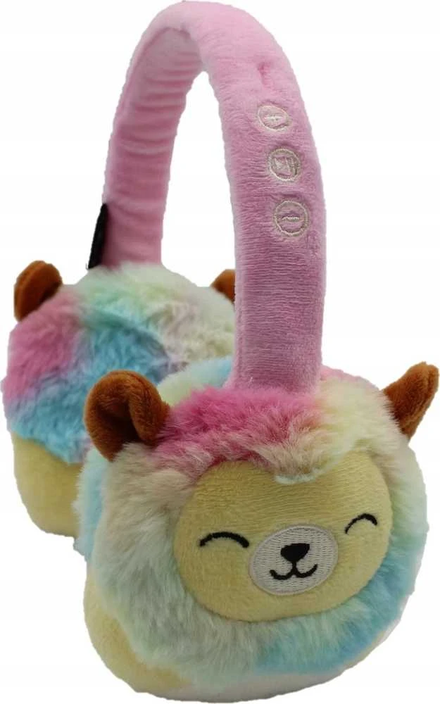 Pliušinės „Bluetooth“ ausinės „Leonard“ su „Squishmallows“