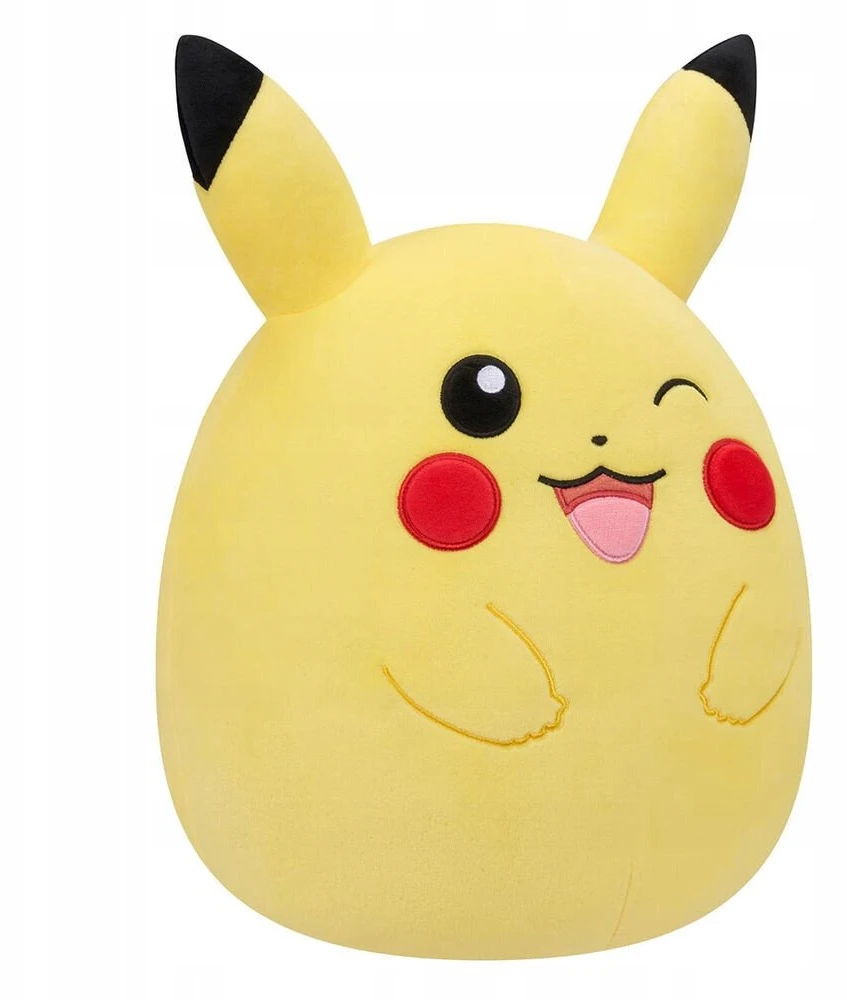 SQUISHMALLOWS Pokemon pliušinis žaislas - Winking Pikachu, 25 cm