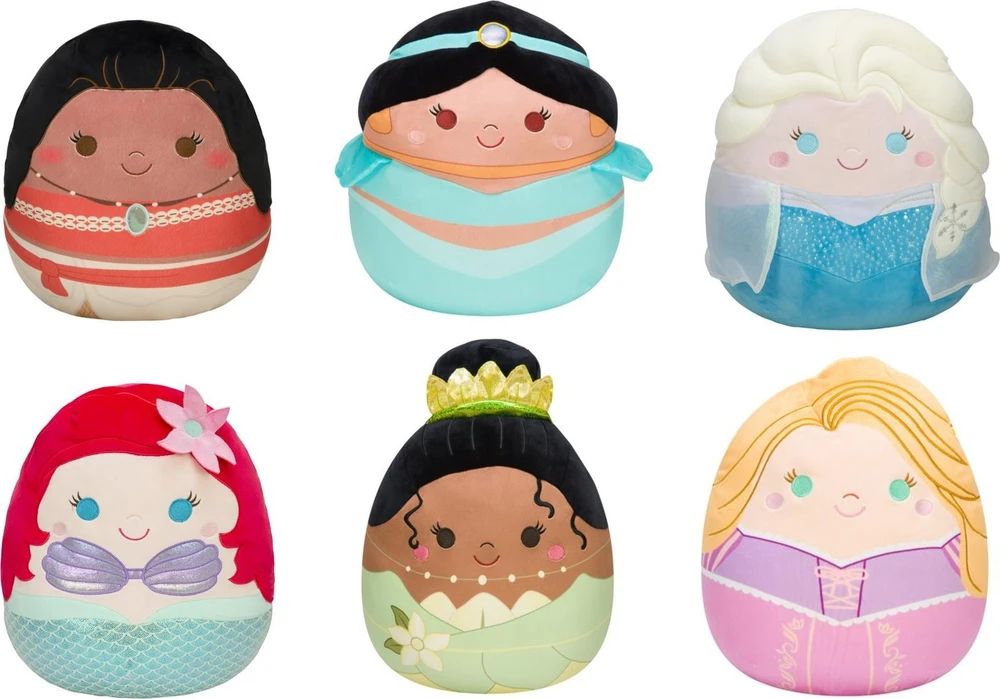 SQUISHMALLOWS DISNEY PRINCESS Pliušinis žaislas, 20 cm