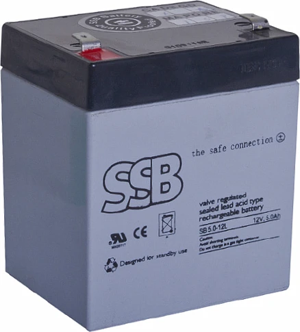 SSB SB 5-12L 12V 5Ah AGM Akumuliatorius, nereikalaujantis priežiūros