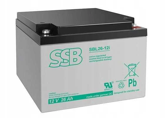 SSB SBL 28-12i 12V 28Ah AGM Akumuliatorius, nereikalaujantis priežiūros, skirtas buferiniam darbui