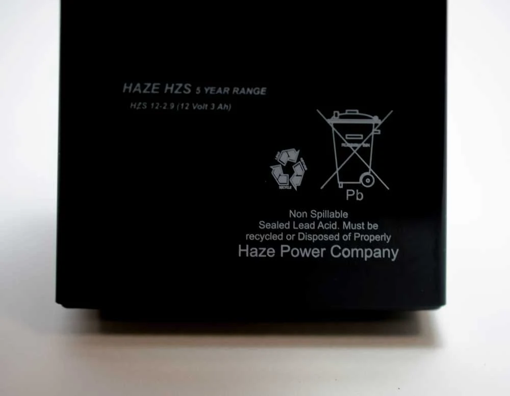 SSB HAZE HZS 12V-2,9 12V 2,9Ah akumuliatorius keltuvui