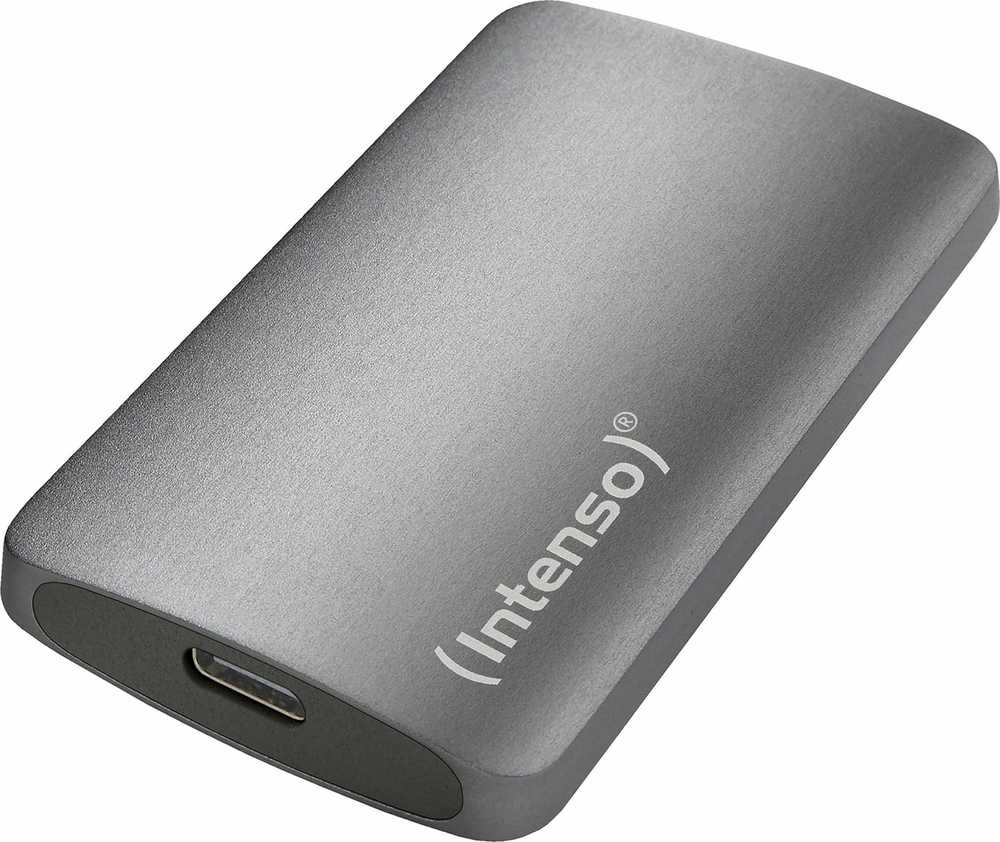 Kietasis diskas 500 GB „Intenso TX800“ (antracito spalvos, USB-A 3.2 kartos 2x2 (20 Gbit/s))