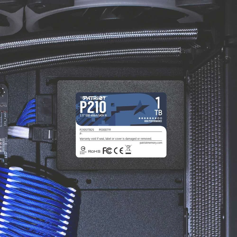 Kietasis vidinis diskas Patriot P210 SSD SATA III 2.5", 1 TB