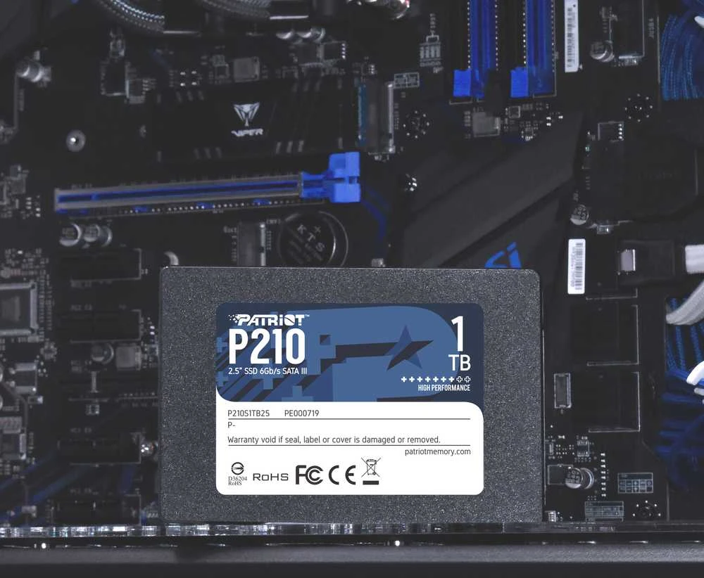 Kietasis vidinis diskas Patriot P210 SSD SATA III 2.5", 1 TB