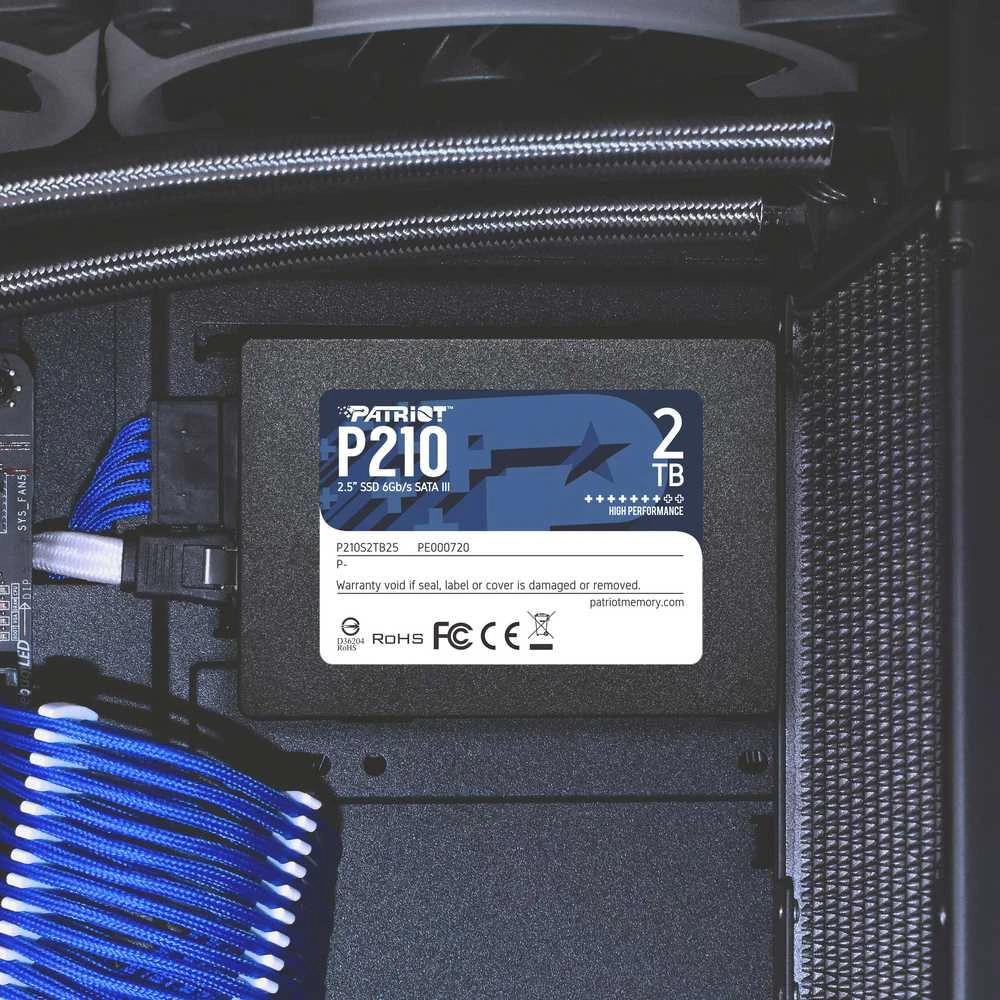 PATRIOT P210 2TB SSD SATA 3 vidinis SSD diskas 2,5 colio