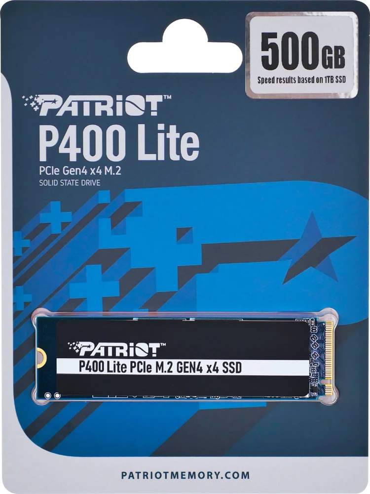 SSD vidinis kietasis diskas Patriot P400 Lite (P400LP500GM28H), 500GB, M.2 2280