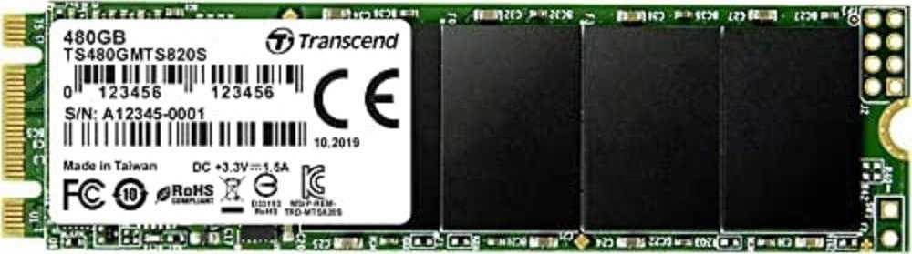 TRANSCEND M.2 2280 SATA III 820S 480GB