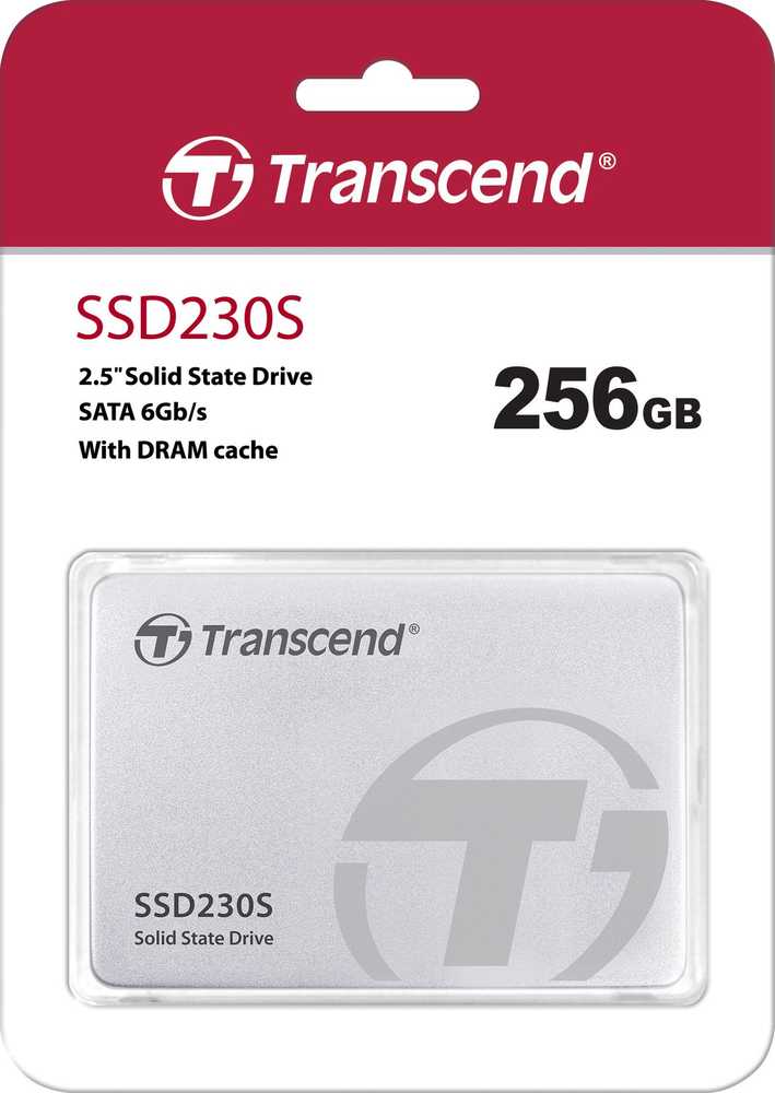 Transcend SSD230S, 256 GB, 2,5 colio, SATA3 (560/520 MB/s), 3D, aliuminio dėklas