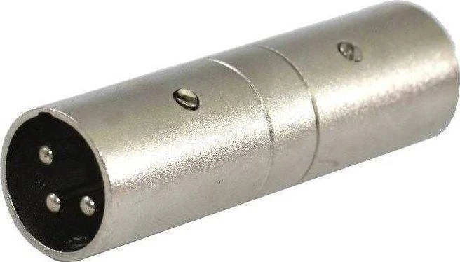 SOUND STATION QUALITY (SSQ) Garso stoties kokybė (ssq) SSQ HA13 SS-1853 Adapteris XLR kištukas - XLR kištukas, chromuotas