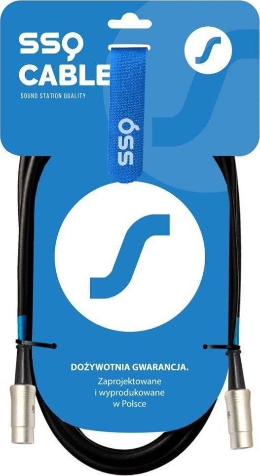 SOUND STATION QUALITY (SSQ) SSQ MIDI3 SS-1419 Cable MIDI (5-pin) - MIDI (5-pin) 3 m Juodas