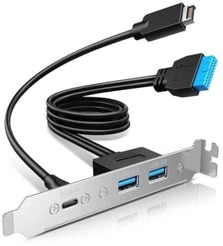 GRAUGEAR PCI plokštelė su USB-C ir USB-A jungtimis