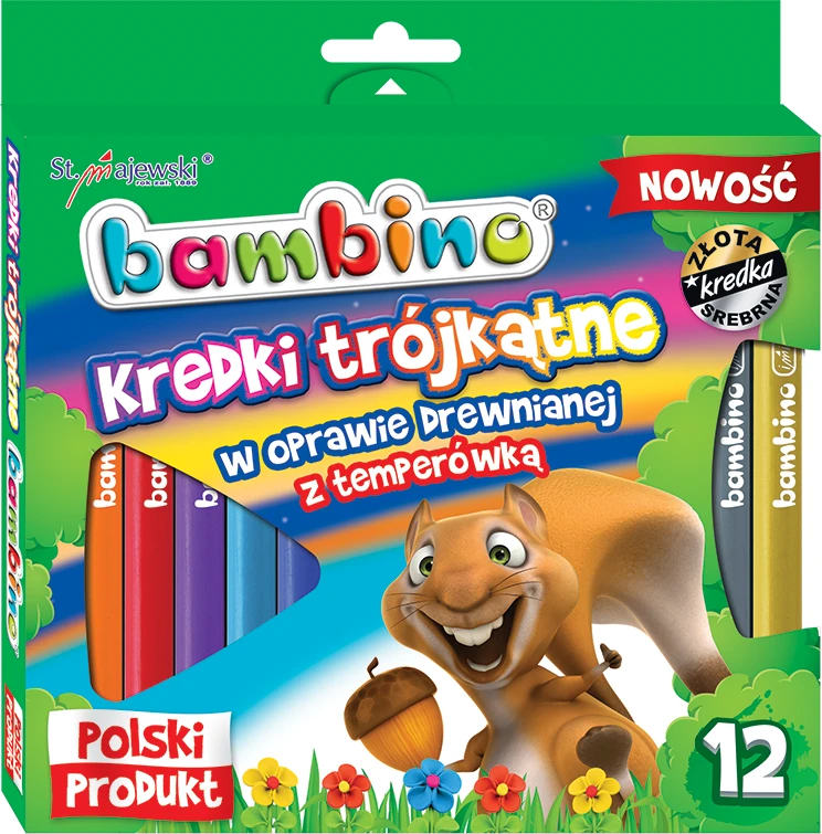 St. Majewski Pieštukai su drožtuku Bambino, 12vnt.