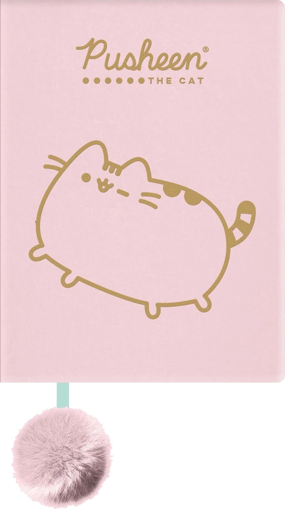 St. Majewski Dienoraštis A5 96K PUSHEEN Rožinis