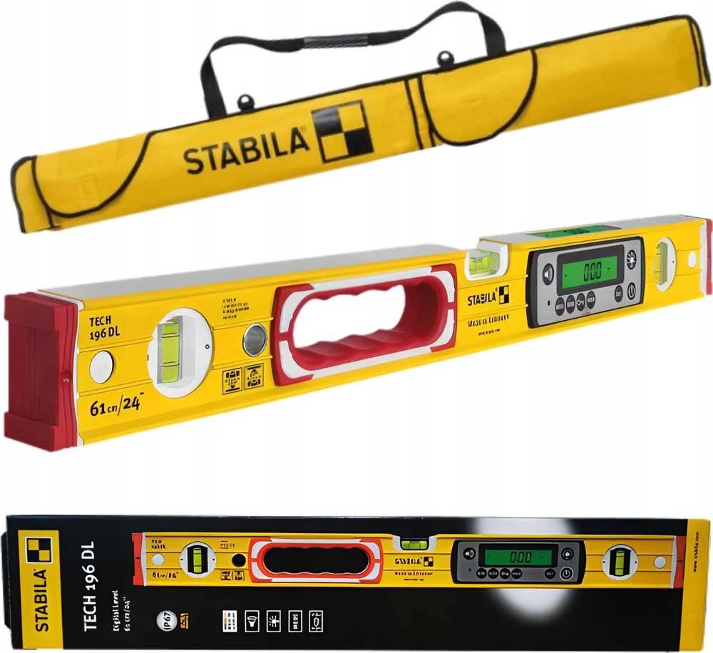 Elektroninis gulsčiukas STABILA IP67 Tech 196 DL 183cm