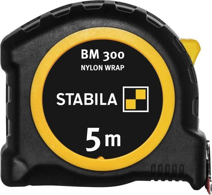 Ruletė BM300 dvipusė metrinė skalė 27mm x 5m, Stabila