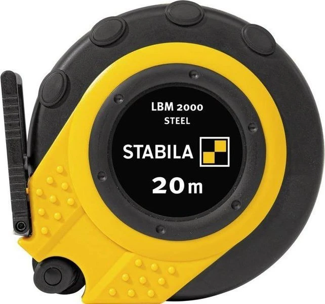 Matavimo juosta LBM 2000, plieninė, 20m, Stabila