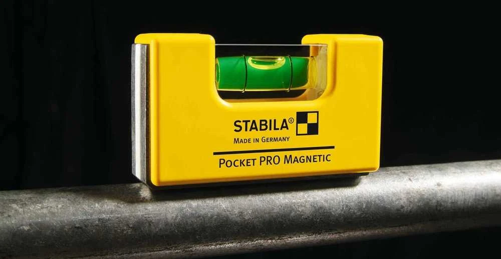 Gulsčiukas su dėklu STABILA 101 POCKET Electric