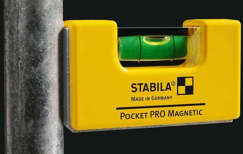 Gulsčiukas su dėklu STABILA 101 POCKET Electric