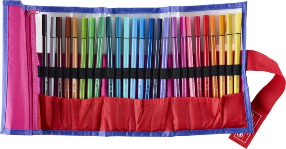 Stabilo Arty Pen 68 rutulinių rašiklių rinkinys su 25 spalvomis