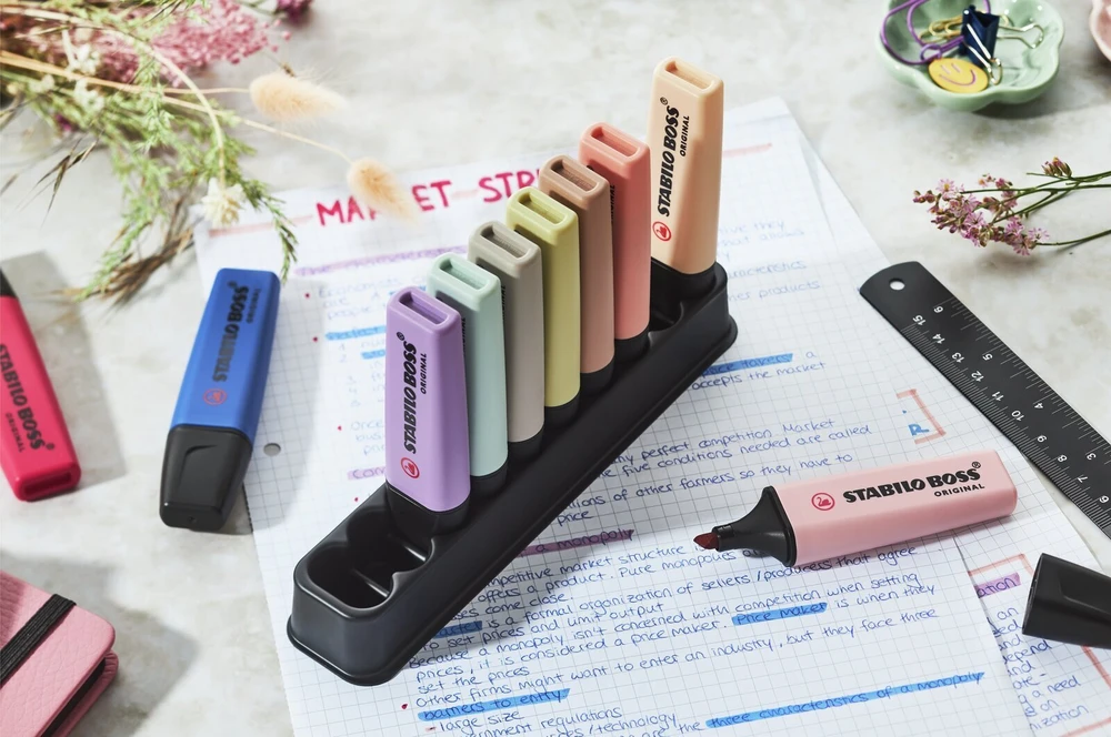 Stabilo Boss Nature* Colors Wildflower edition su 10 vnt.
