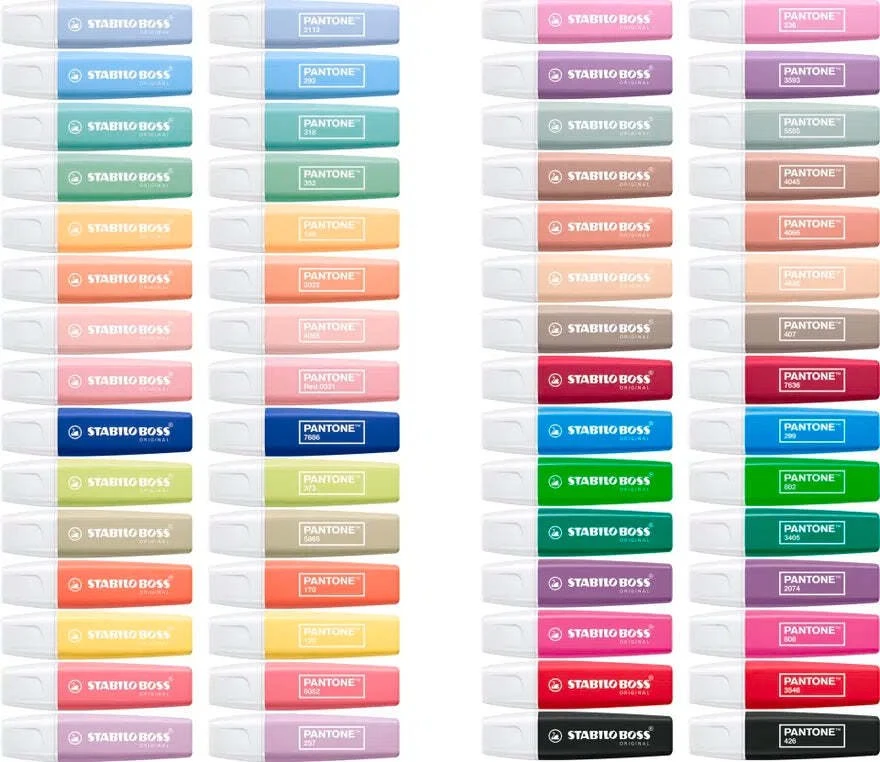Stabilo Boss Original PANTONE™ Deskset - with 30 colors (201031)
