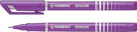 Stabilo Cienkopis Sensor lila (10vnt) STABILO