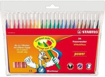 Stabilo Flomasteriai POWER 24sp.