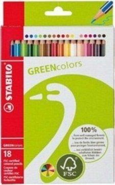 Kredki Greencolors (18 vnt) Stabilo