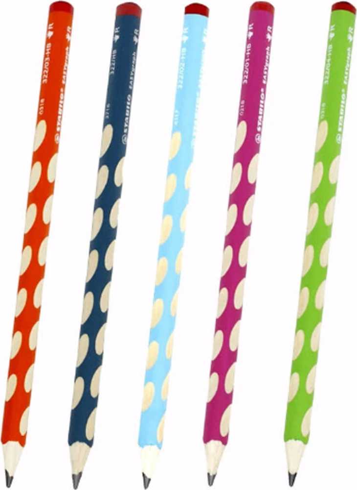 Stabilo Pieštukas HB EASY graph L pastel rausvas