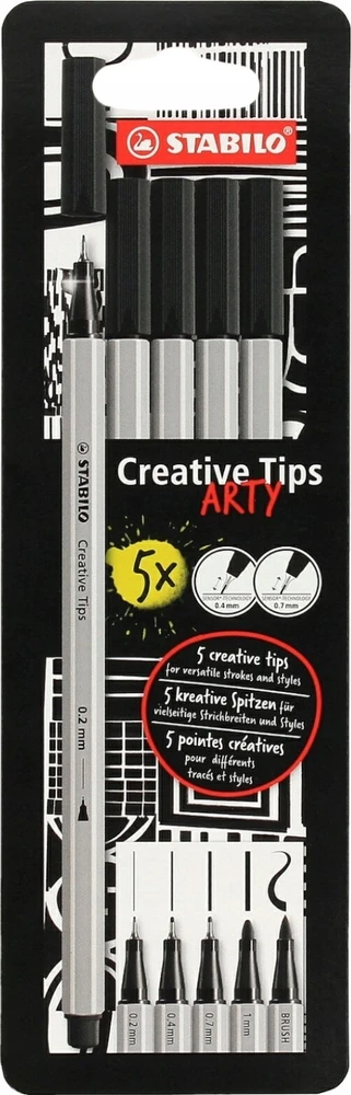 Stabilo rinkinys Creative Tips Arty 5vnt STABILO