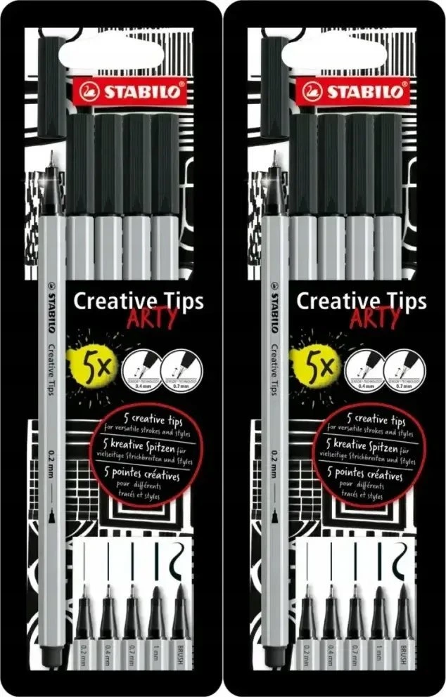 Stabilo rinkinys Creative Tips Arty 5vnt STABILO