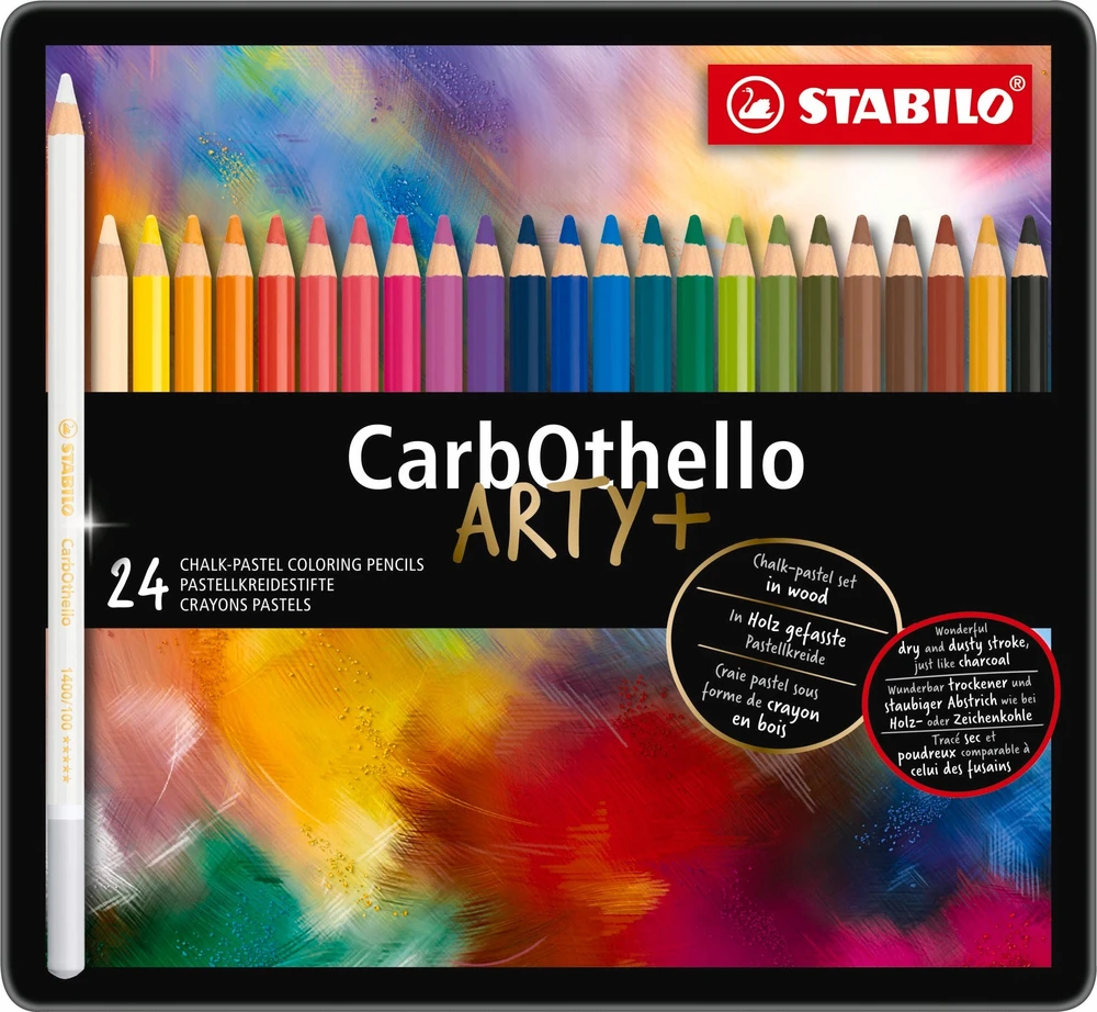 Stabilo STABILO CarbOthello, daugiaspalvis, 24 vnt.