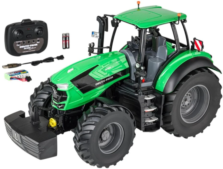 Tamiya Carson 1:16 Deutz-Fahr traktorius 8280 TTV 100% RTR