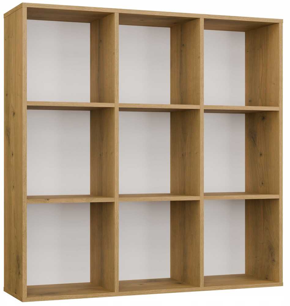 Top E Shop Topeshop MALAX LENTYNOS 3x3 H ARTISAN ĄŽUOLO ĮMONTUOJAMOS HDF GALINĖS LENTYNOS 110x110 CM