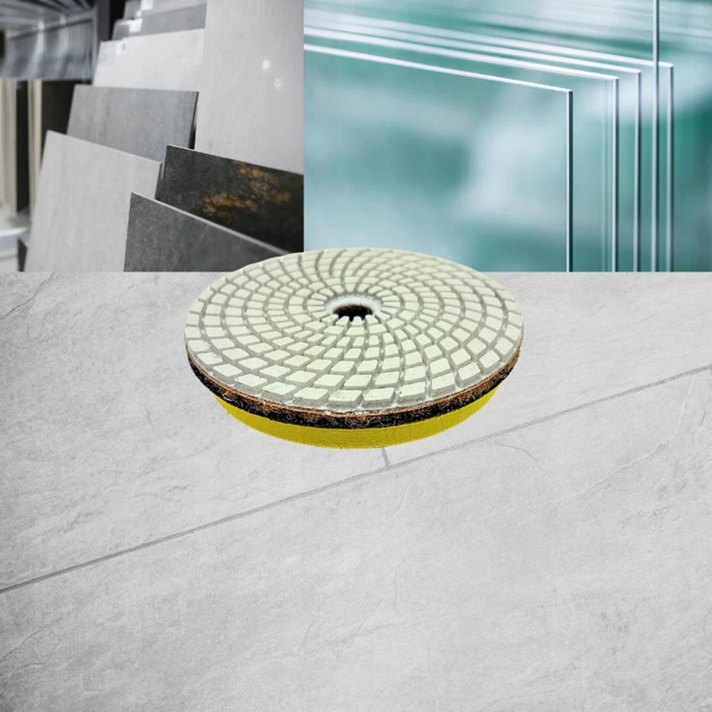 ALLBE AKMENS POLIRAVIMO RINKINYS 8-viename; 100mm + KOTAS
