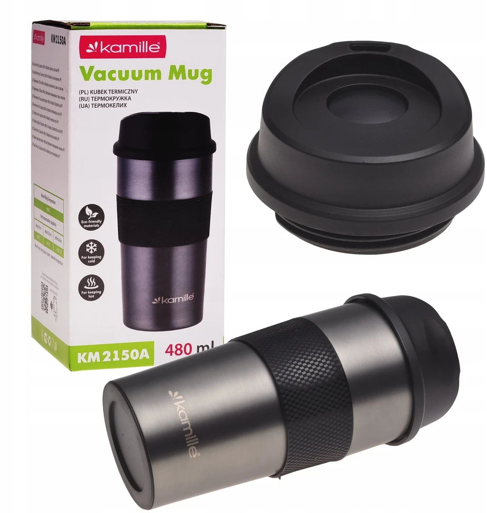 Kamille Stabilus Termo puodelis 2150 A CIEMNY PILKA 480 ML