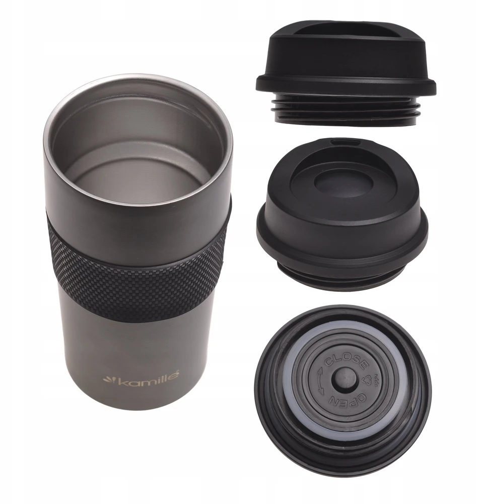Kamille Stabilus Termo puodelis 2150 A CIEMNY PILKA 480 ML