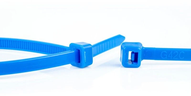 Stabilus WKK 110124671 atsegamoji kabelių juosta Plastikas, poliamidas Mėlyna 100 vnt.