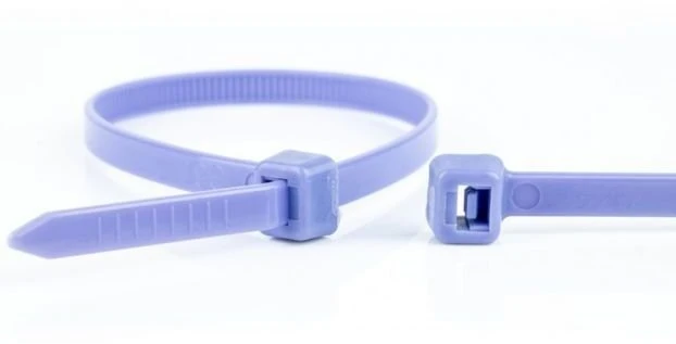 Stabilus WKK Kabelių jungtys iš plastiko Violetinė 100x2,5mm 100 vnt.